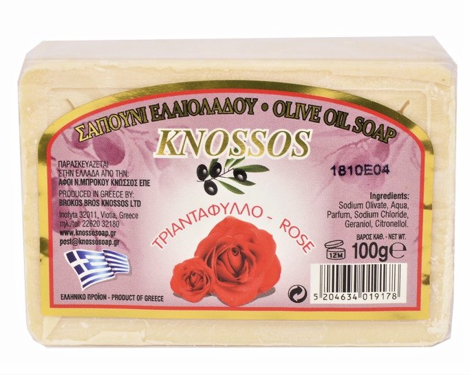 Mýdlo s růží, 100 g, Knossos